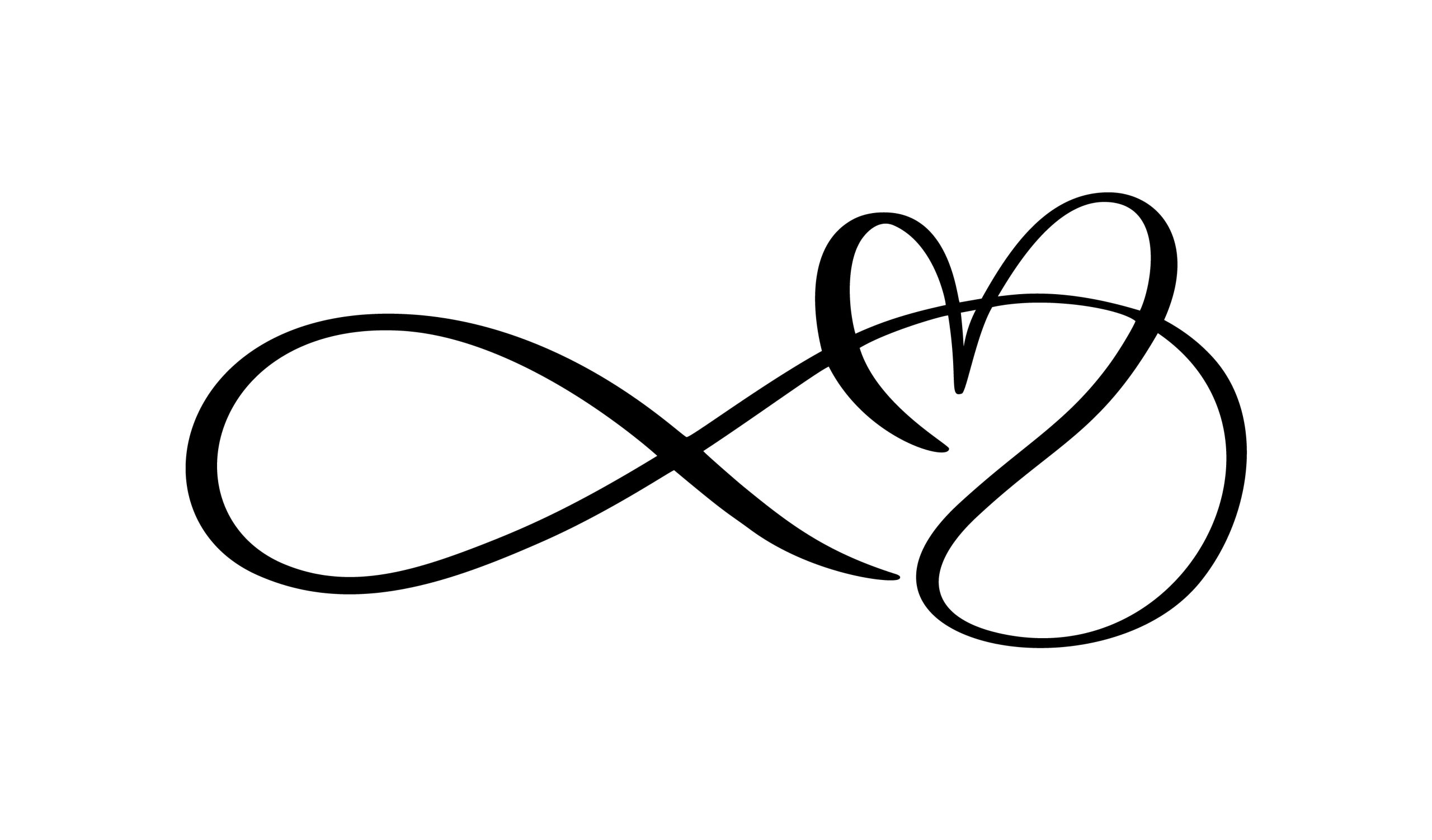 Tatouage commémoratif en forme de symbole de l'infini, modèle 6