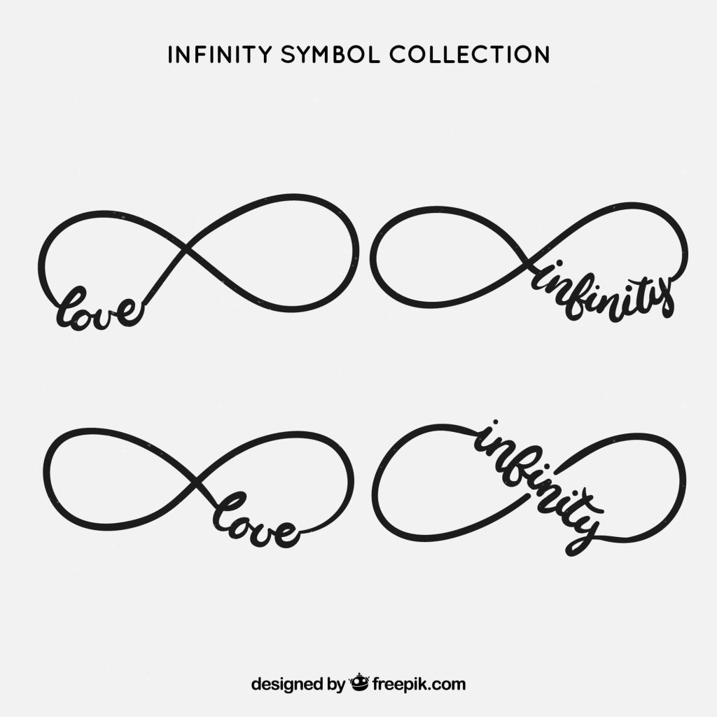 infinity sign memorial tattoo design 8