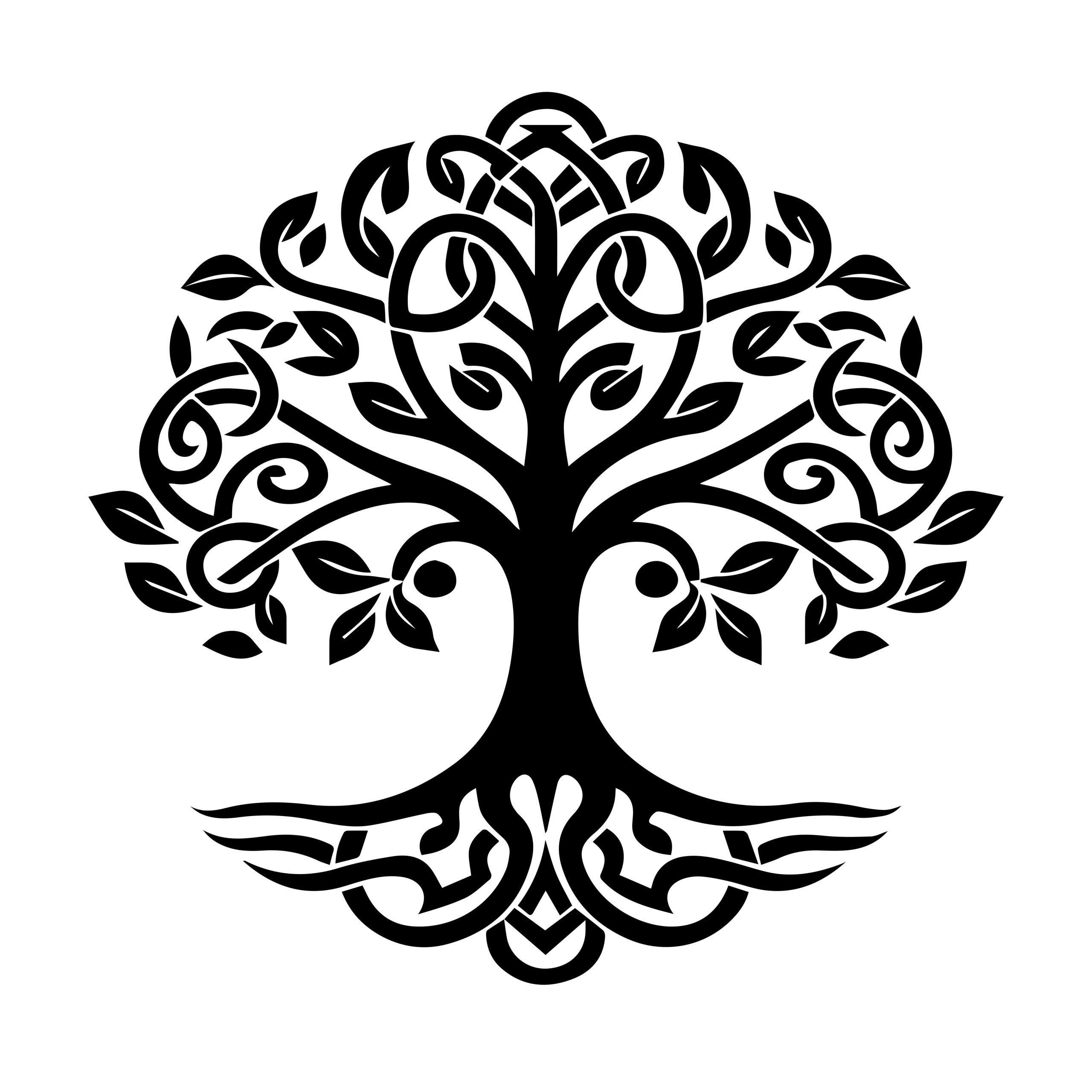Desenhos de tatuagem memorial da árvore da vida 6